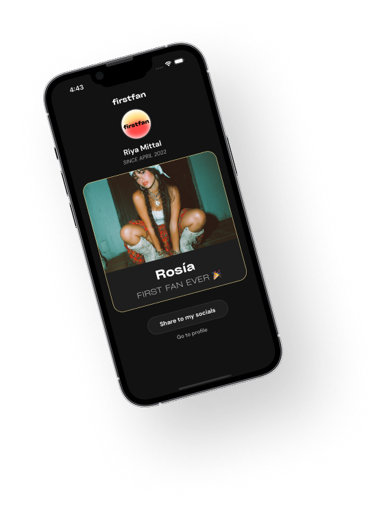 firstfan app mockup